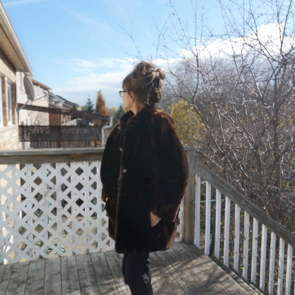 WINTER FUR COAT M/L - Picture 12 of 13